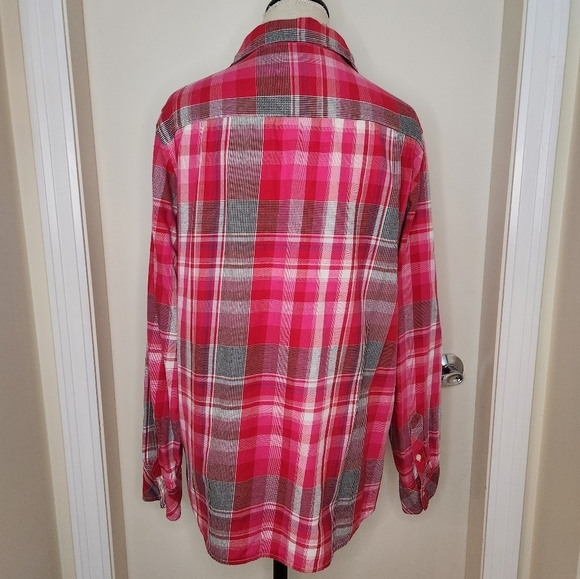 Victoria Secret Pink Plaid Shirt - Picture 3 of 12